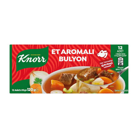 Knorr Bulyon Et Aromalı 12'li 120 Gr Yenı