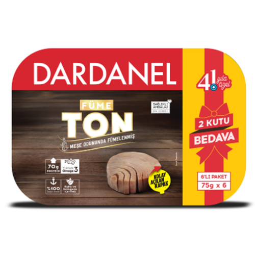 Dardanel Ton 6x75 Gr Füme