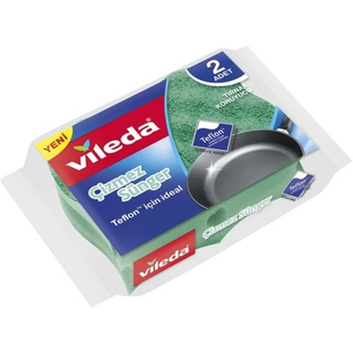 Vileda Bulaşık Sungerı 2'li Pkt Çizmez