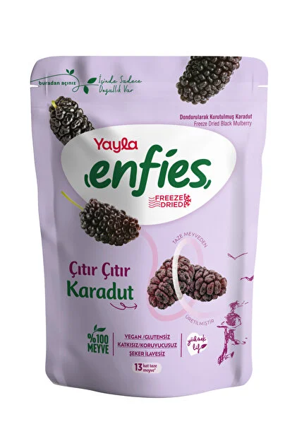 Yayla Enfıes 15 Gr Dondurulmus Cıtır Karadut
