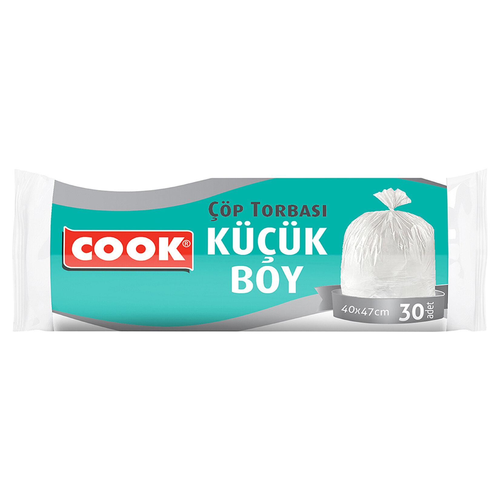 Cook Çöp Torbası Küçük 30'lu (40x47cm)