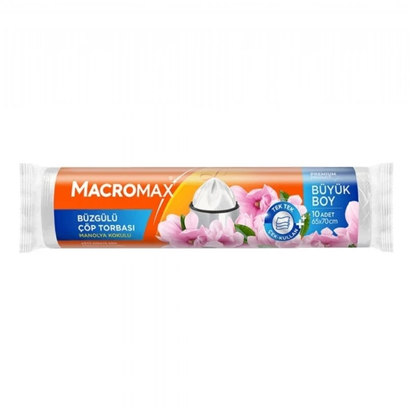 Macromax Çöp Torbası Buzg.orta Manolya 10'lu