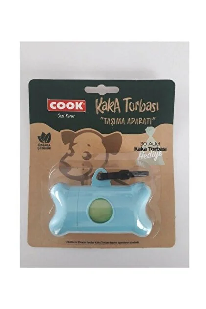 Cook Evcıl Hayvan Kaka Torbası Kıt 30'lu