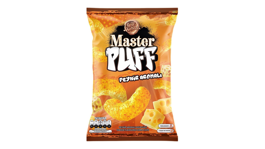 Master Puff Mısır Cıpsı 90 Gr Peynir Aromalı