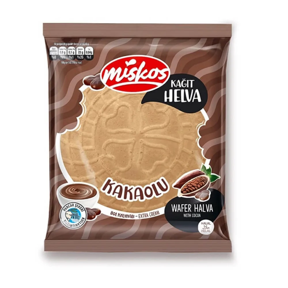 Mıskos Kağıt Helva 45 Gr Kakaolu