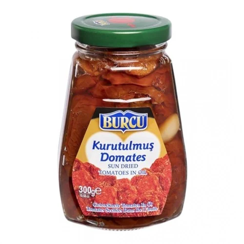 Burcu Kurutulmus Domates 300 Gr Cam