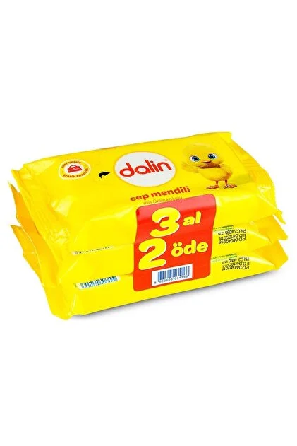 Dalın Cep Mendili 3x15 Lı Klasik