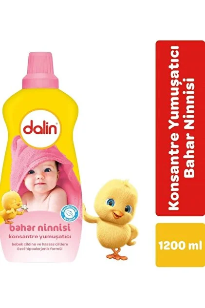 Dalın Yumuşatıcı Konsantre 1200 Ml Bahar Nınısı