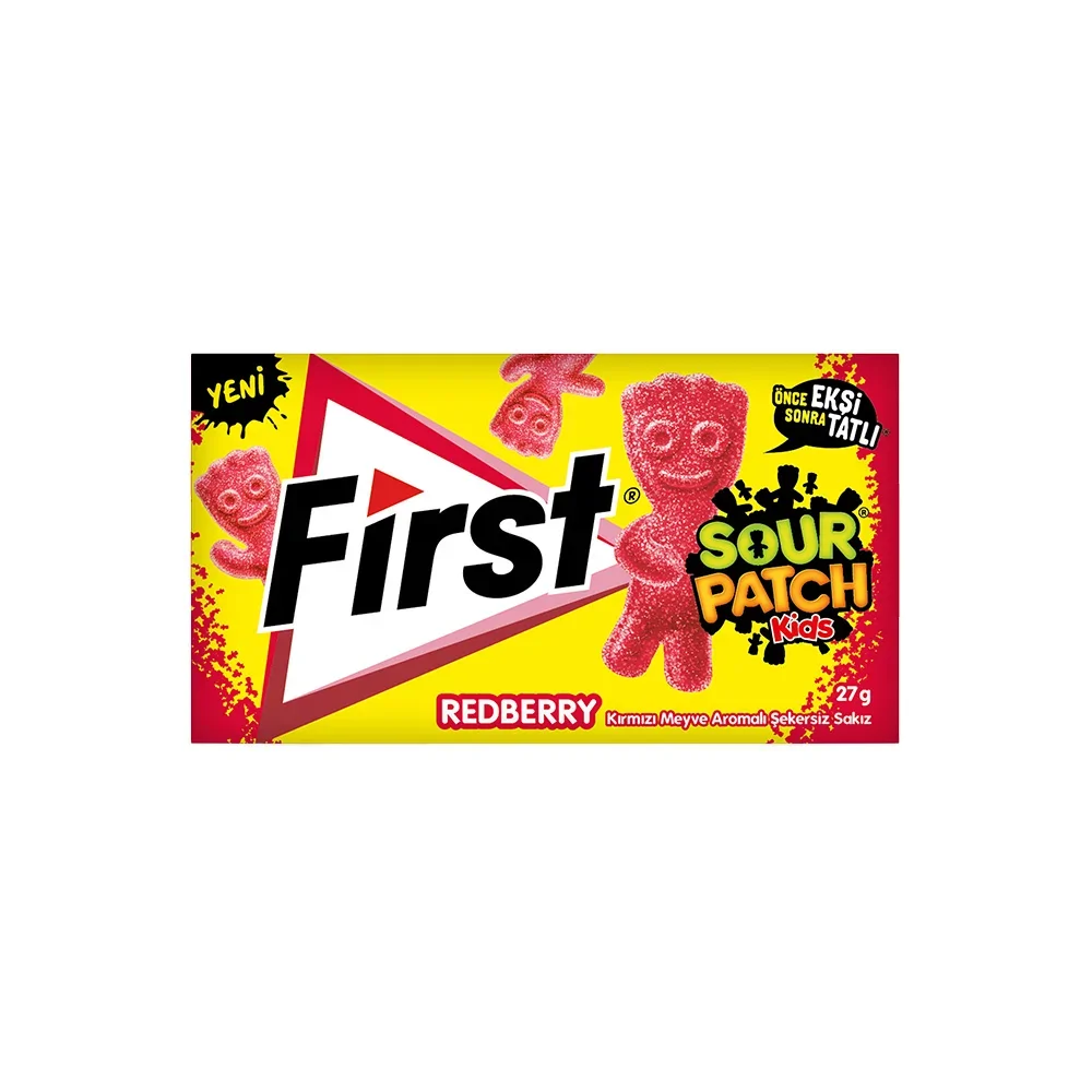 Fırst Sour Patch Kıds Sakız 27 Gr Redberry