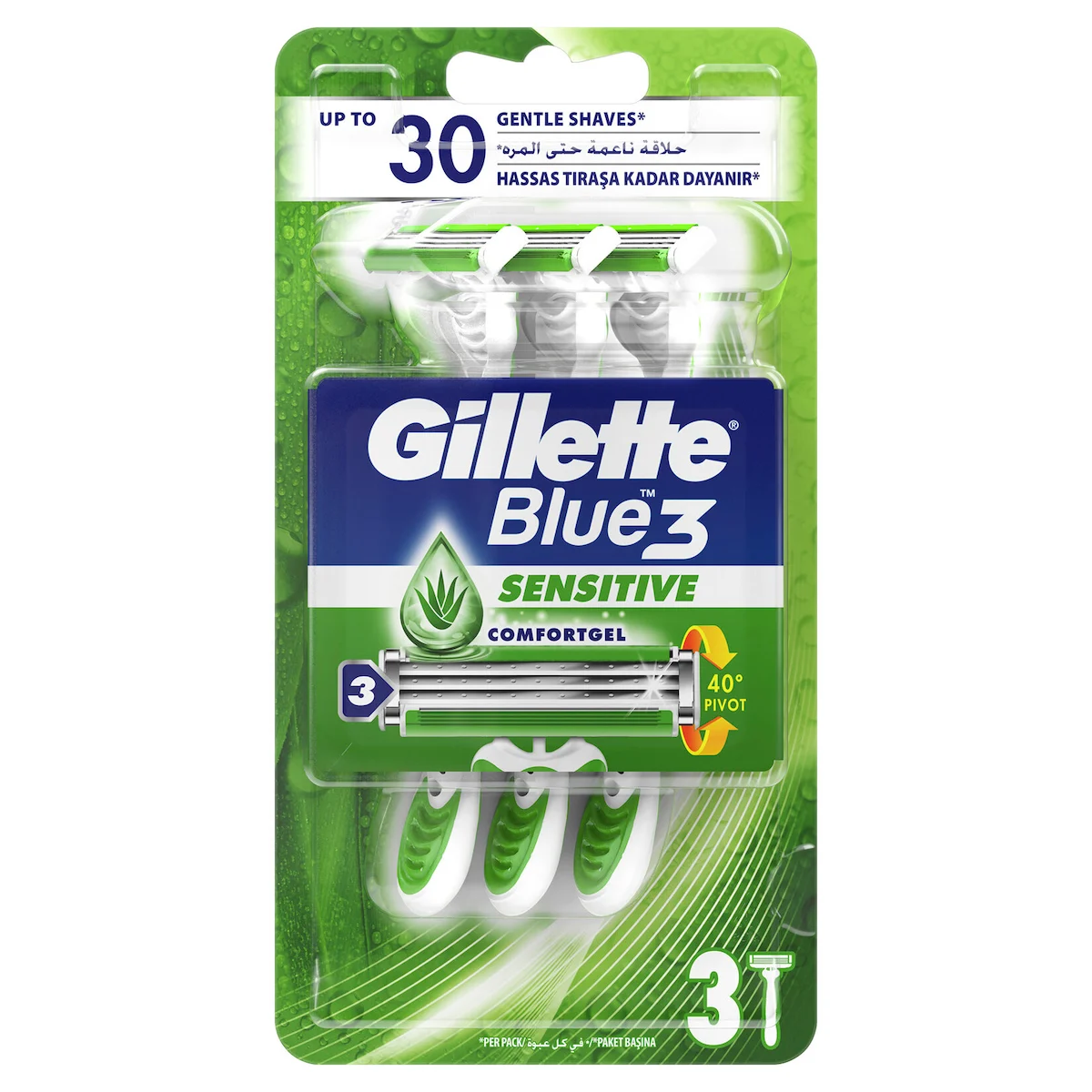 Gıllette Blue Iıı Hassas 3'lü Poşet