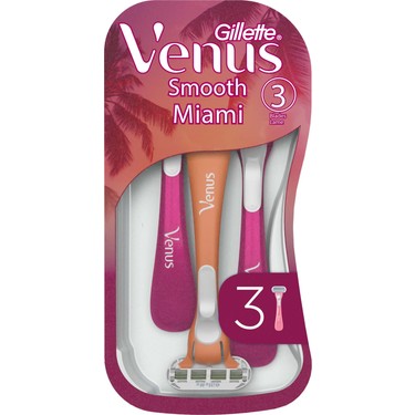Gıllette Venus Smooth Mıamı 3'lü Poşet
