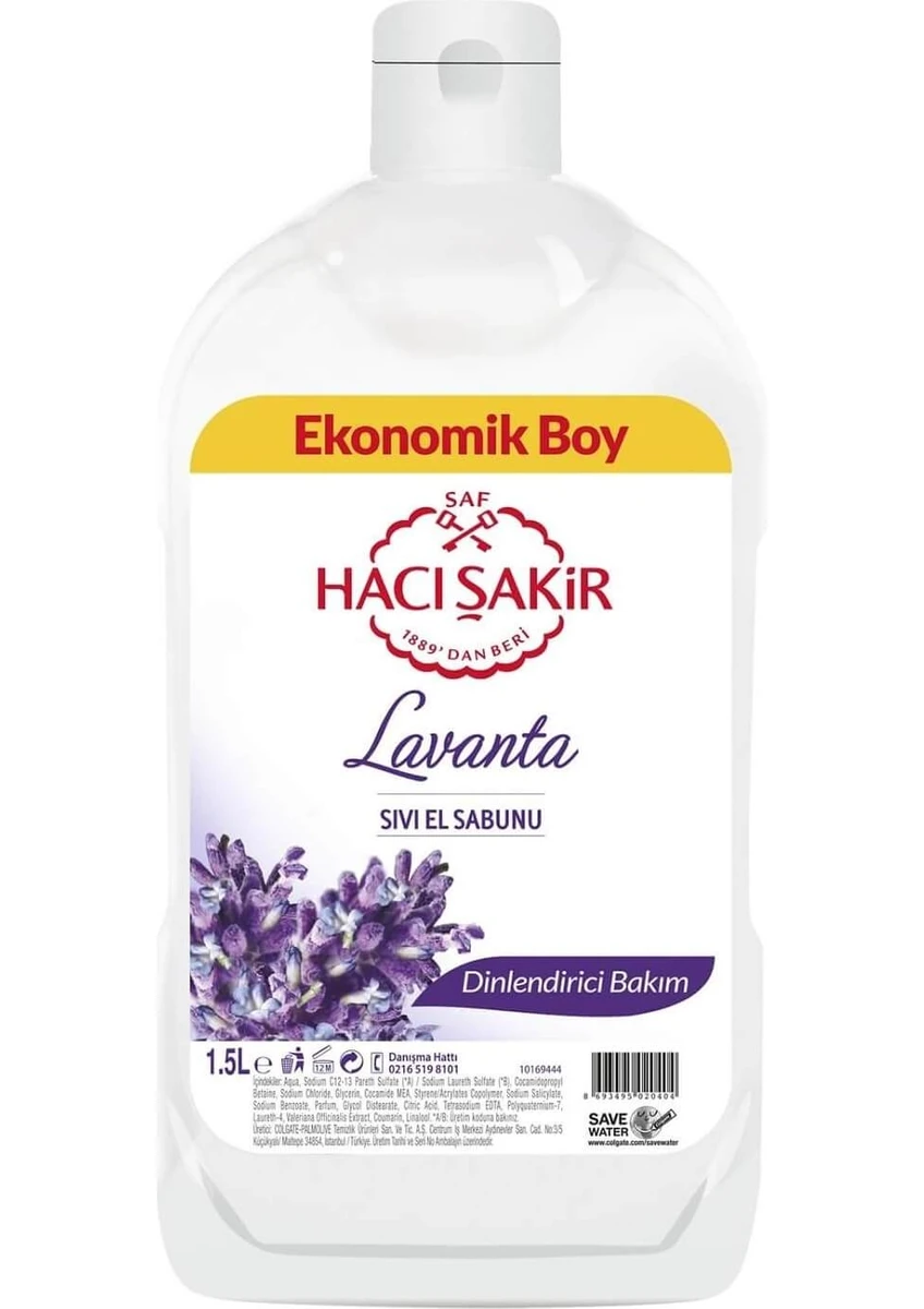 H.sakır Sıvı Sabun 1500 Ml Lavanta