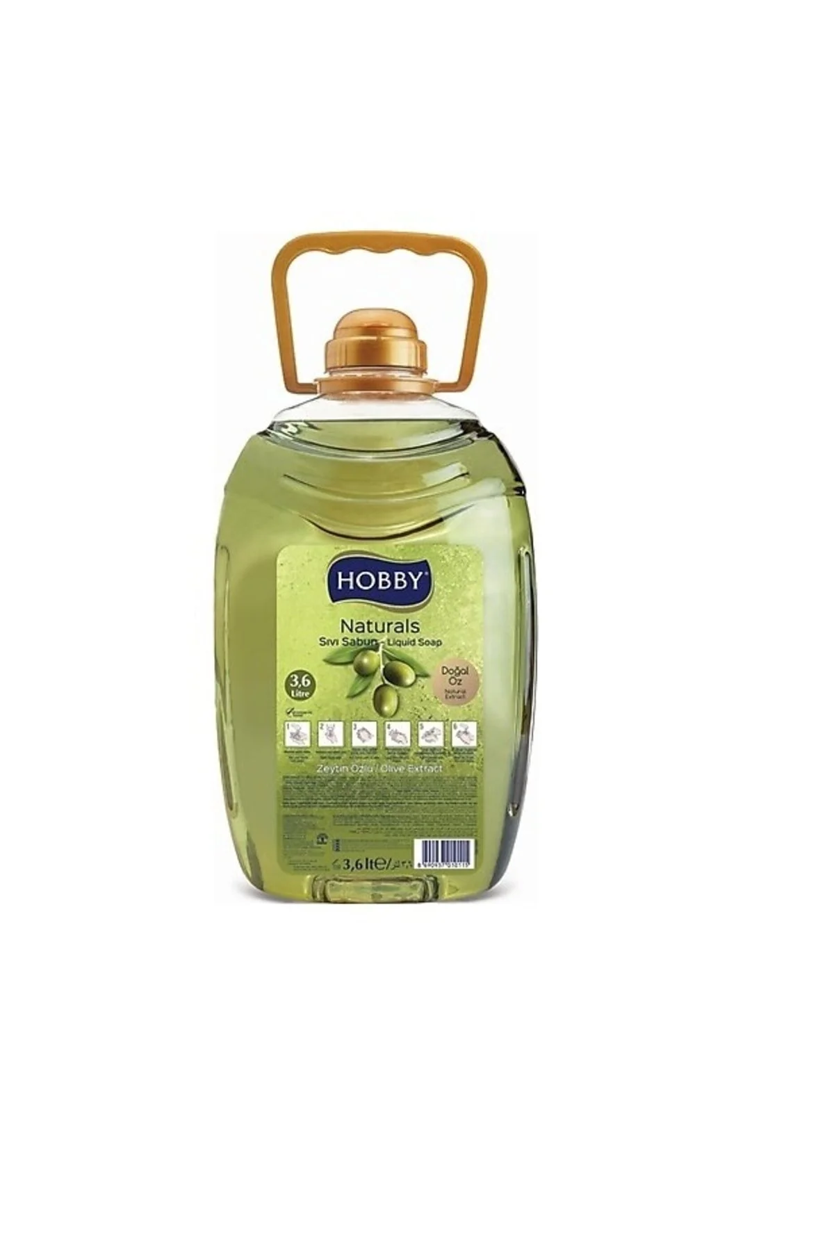 Hobby Sıvı Sabun  Naturals 3 Lt Zeytin Ozlu