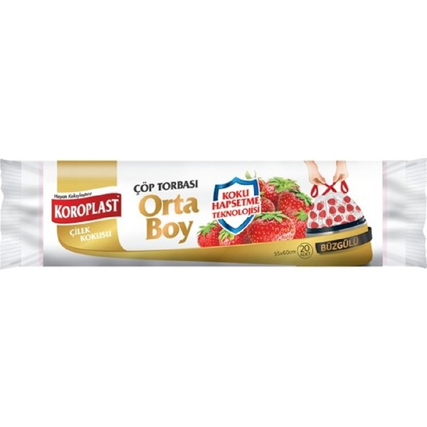 Koroplast Çöp Torb. Buzg. Orta Çilek