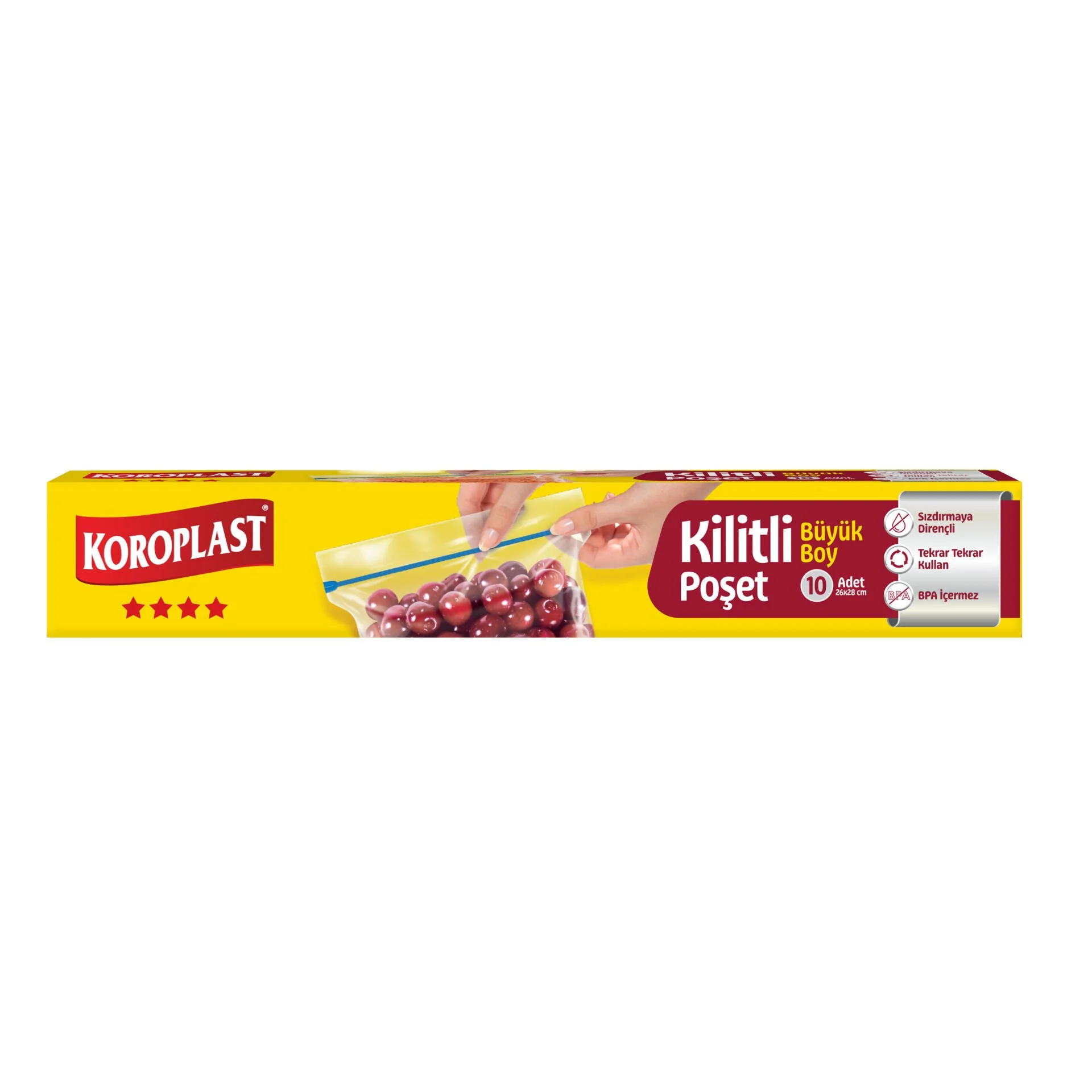 Koroplast Kılıtlı Mutfak Torb.buyuk 10'lu