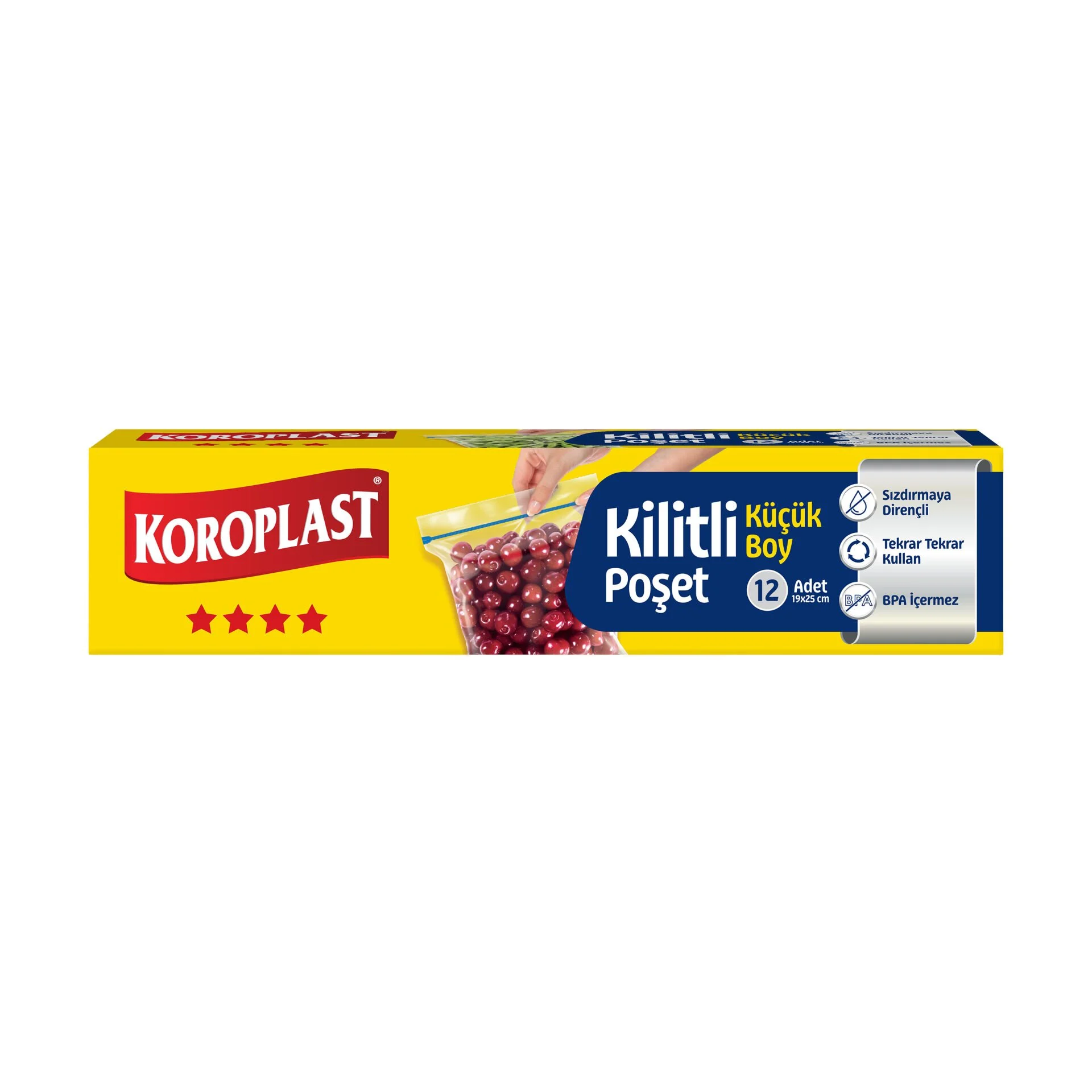 Koroplast Kılıtlı Mutfak Torb.kucuk 12'li