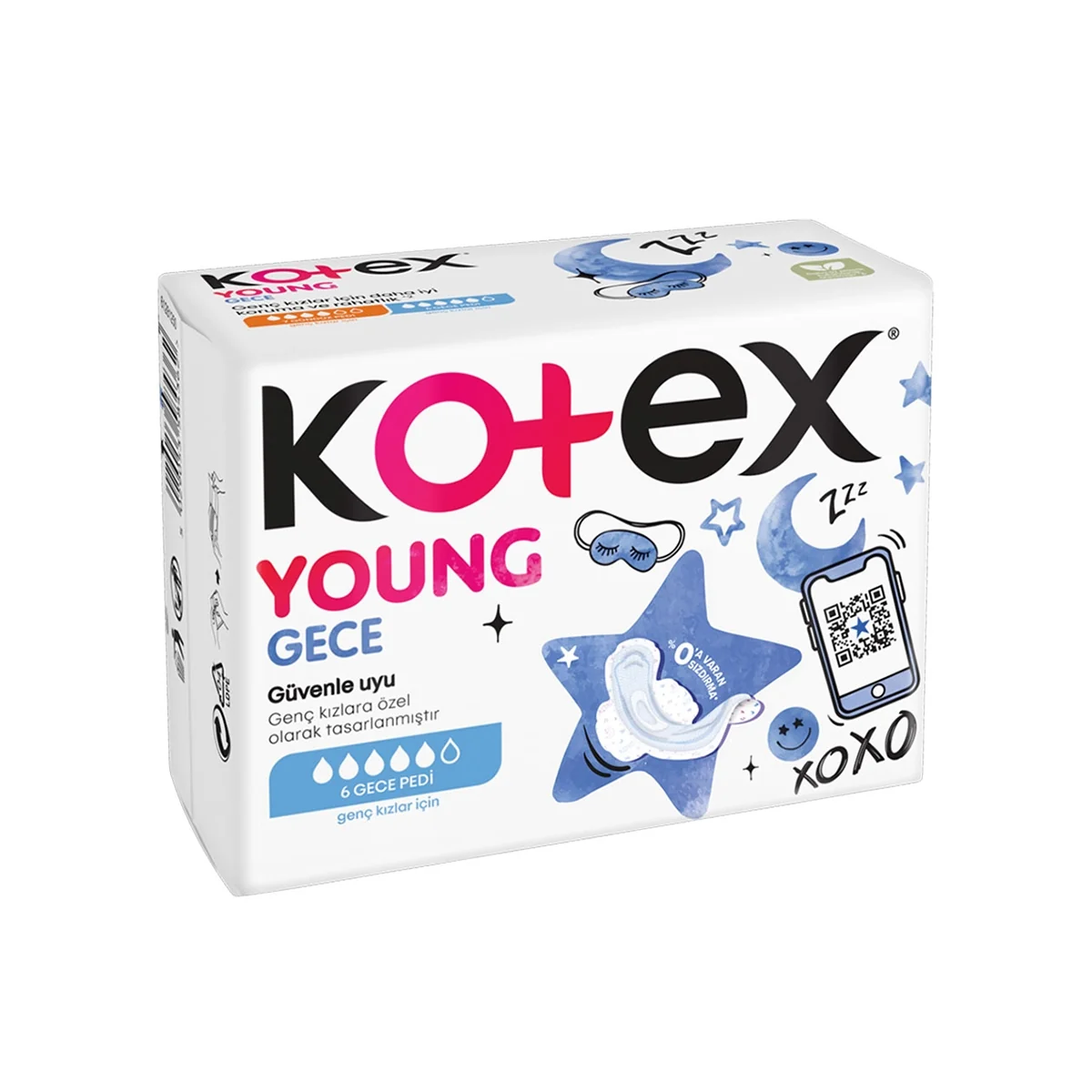 Kotex Young Tekli Gece 6'lı
