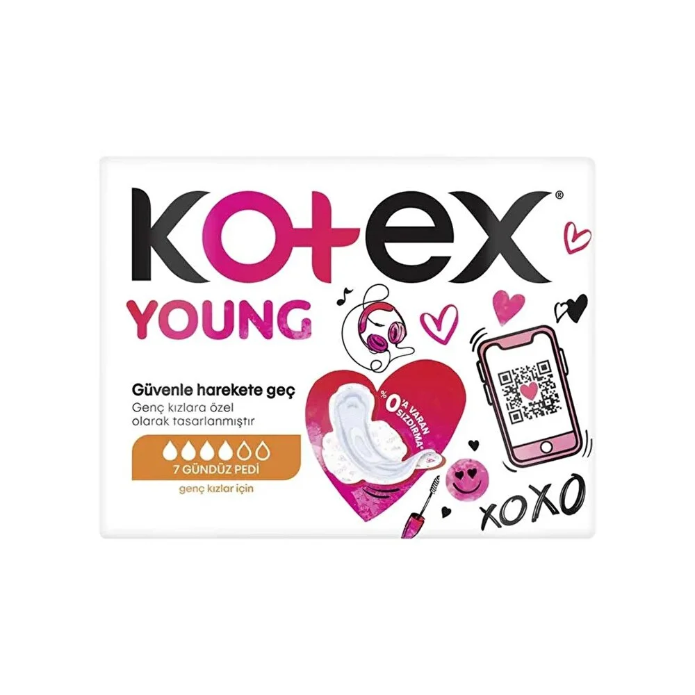 Kotex Young Tekli Gunduz 7'li