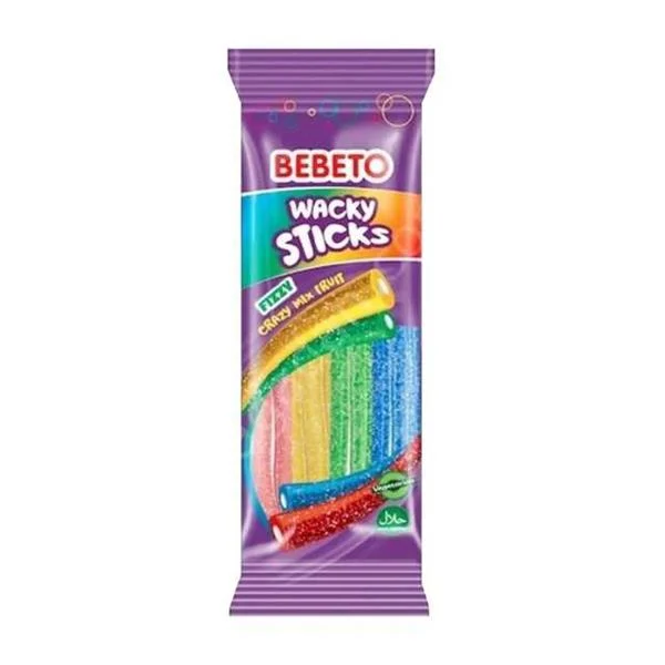 Bebeto Wacky Sticks Fızzy 75 Gr