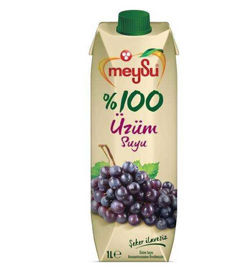 Meysu %100 Meyve Suyu 1 Lt Üzüm