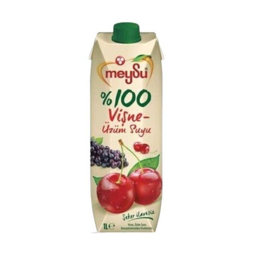 Meysu %100 Meyve Suyu 1 Lt Vişne-Kıraz-Üzüm