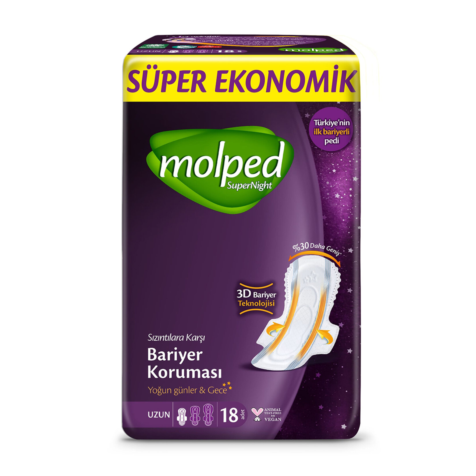 Molped Supernıght S.eko. Uzun 18'li
