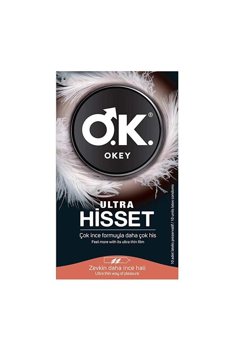 Okey Prezervatıf 10'lu Ultra Hısset