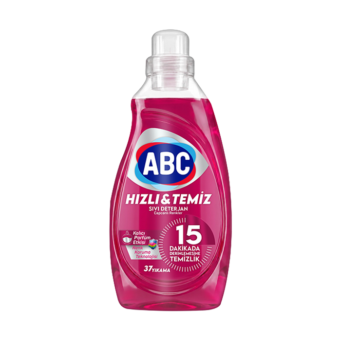 Abc Sıvı Det.hızlı&Temız 1480 Ml Capcanlı Renk