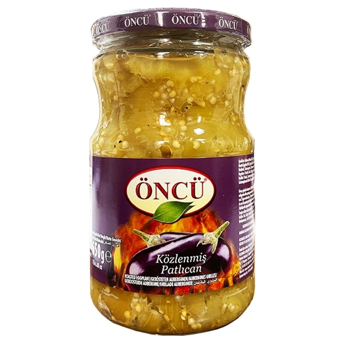 Oncu Kozlenmıs Patlıcan 650 Gr Cam