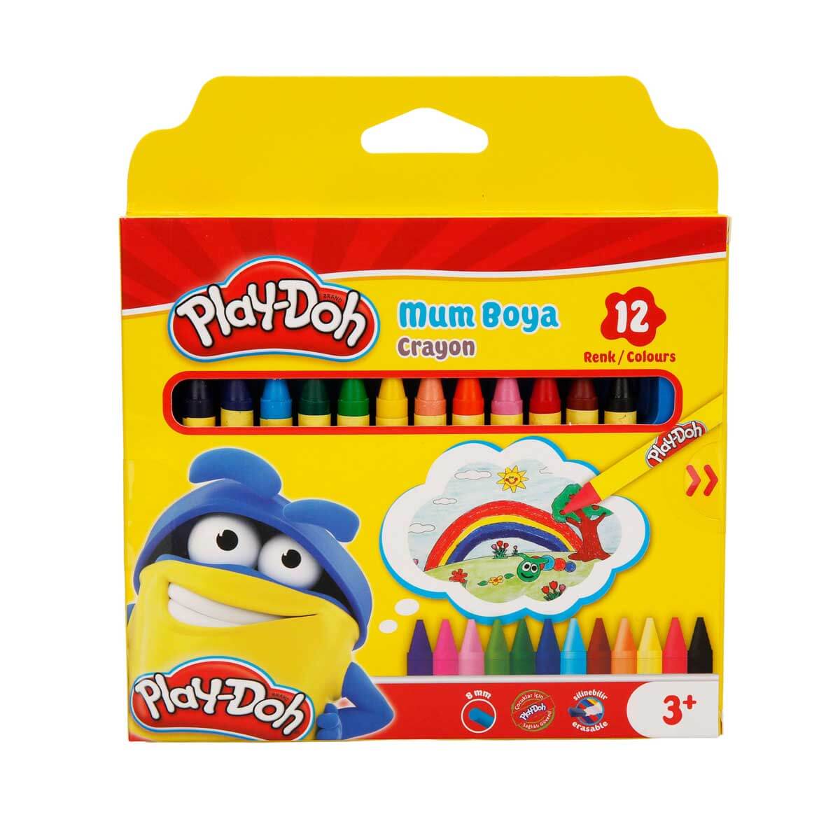 Play Doh Crayon Mum Boya 12 Renk