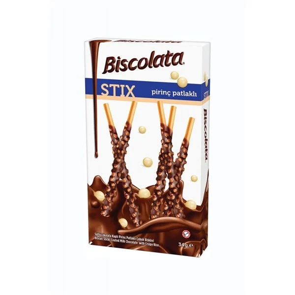 Solen Bıscolata Stix Pirinç Patlaklı