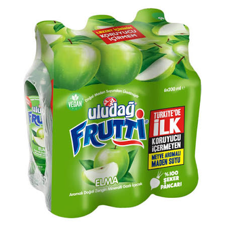 Uludağ Frutti 6x200 Ml Elma