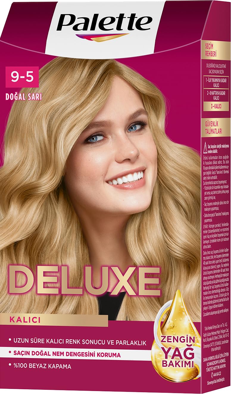 Palette Deluxe 9-5 Doğal Sarı