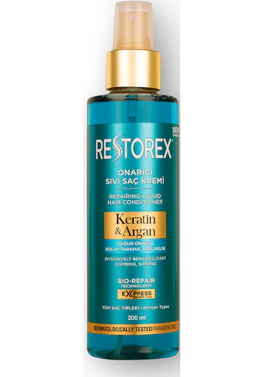 Restorex Sıvı Sac Kremı 200 Ml Keratın&Argan