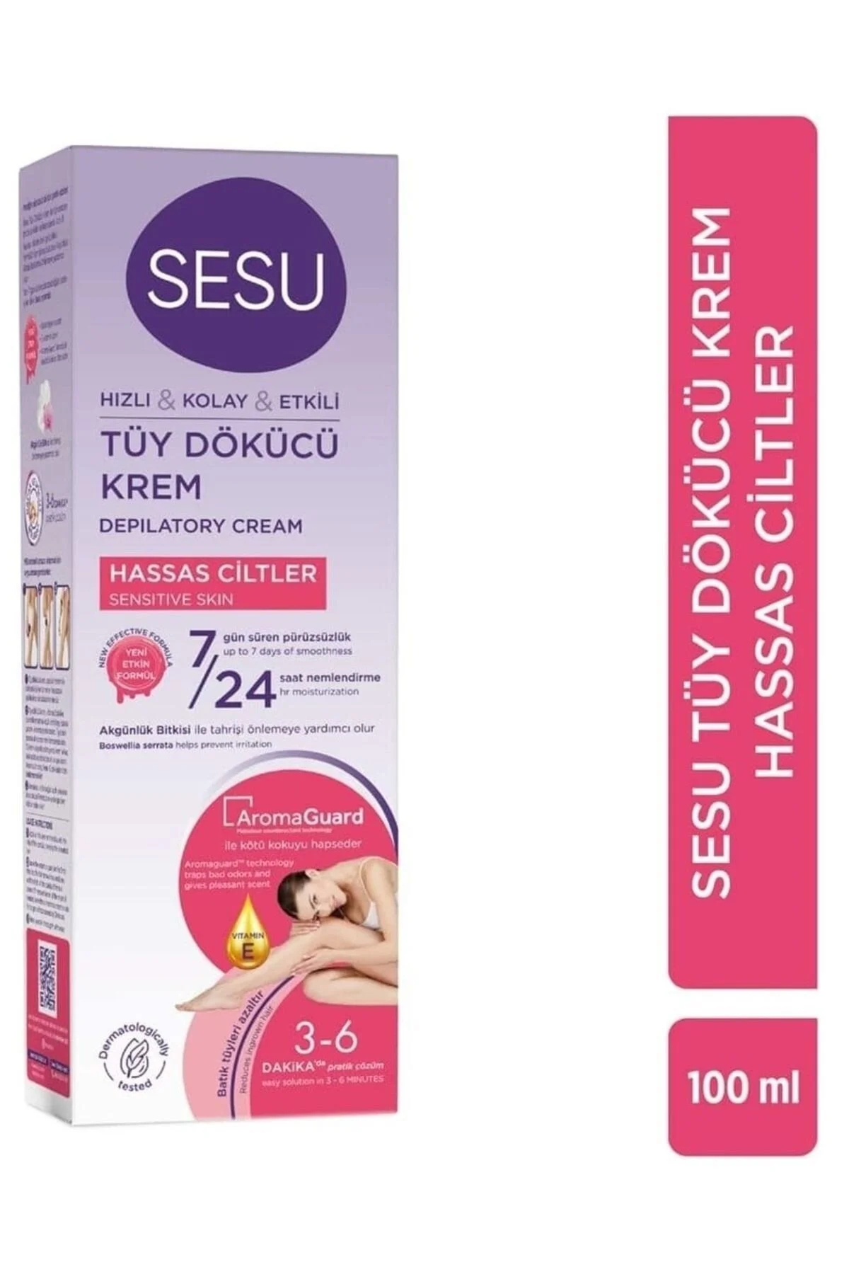 Sesu Tuy Dokucu Krem 100 Ml Hassas Cıltler