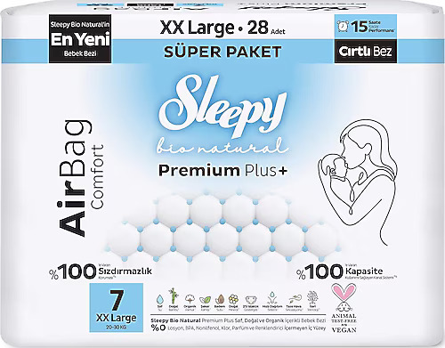 Sleepy Bebek Bezi Nat.aırbag 28'li Xxlarge No:7