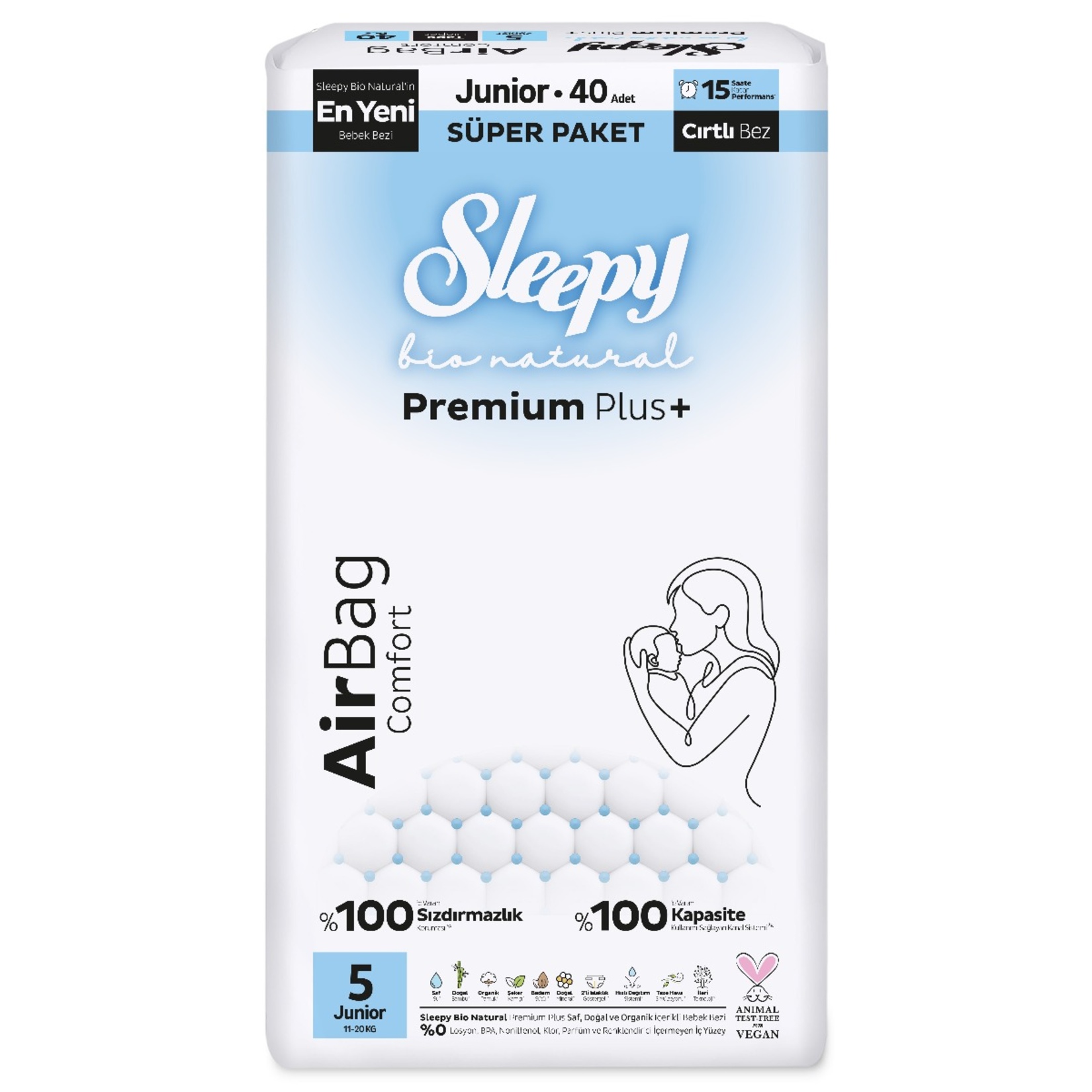 Sleepy Bebek Bezi Nat.aırbag 40'lı Junıor No:5