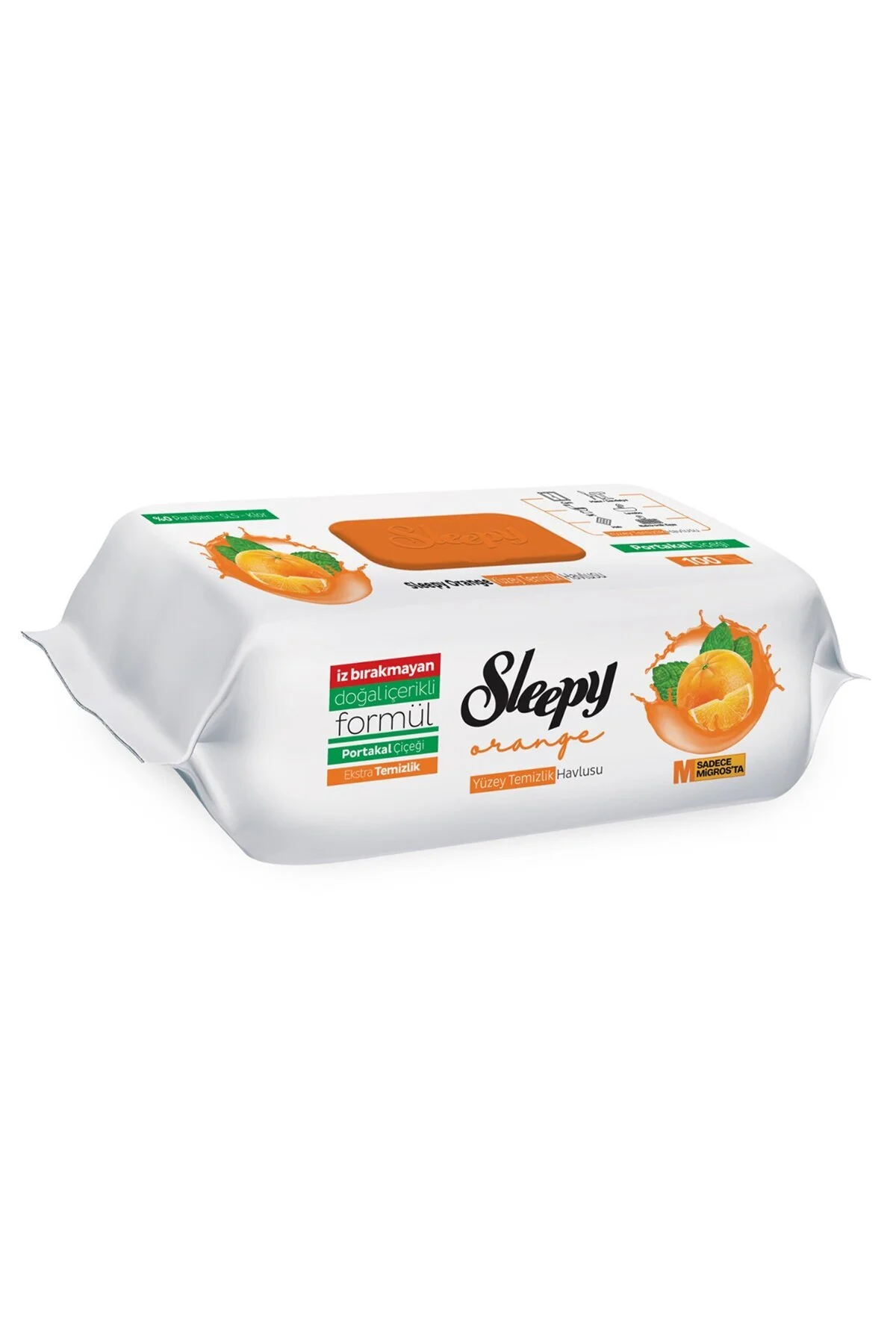 Sleepy Yuzey Tem. Havlusu 100'lük Portakal
