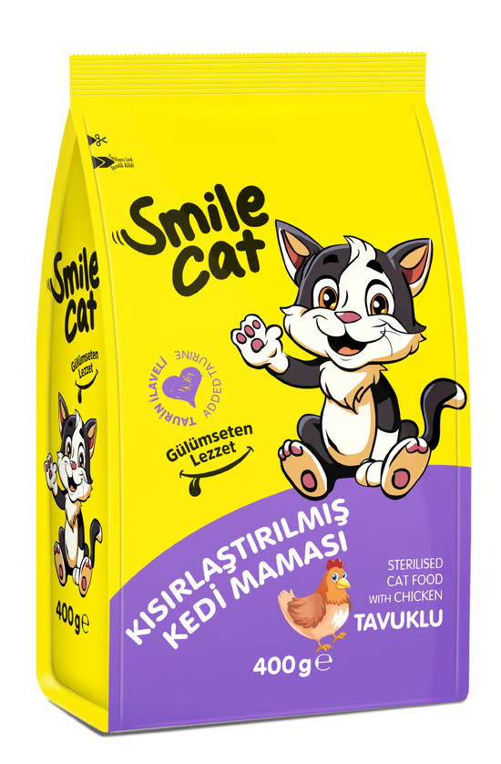 Smıle Kedı Maması Kısır 400 Gr Tavuklu